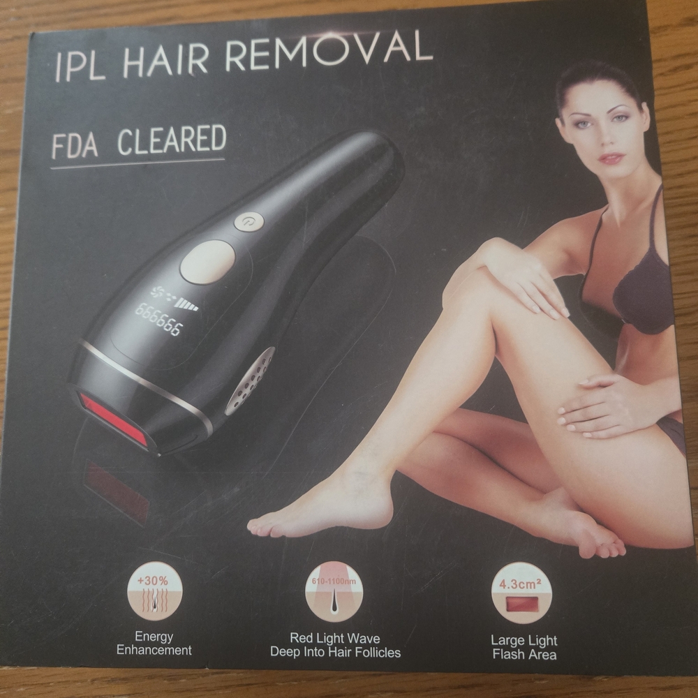 Black IPL Hair Removal Device